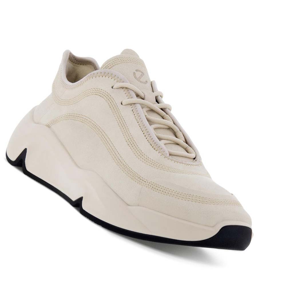 Ecco Tjock Retro Sneakers Herr Beige | SE 612NWY